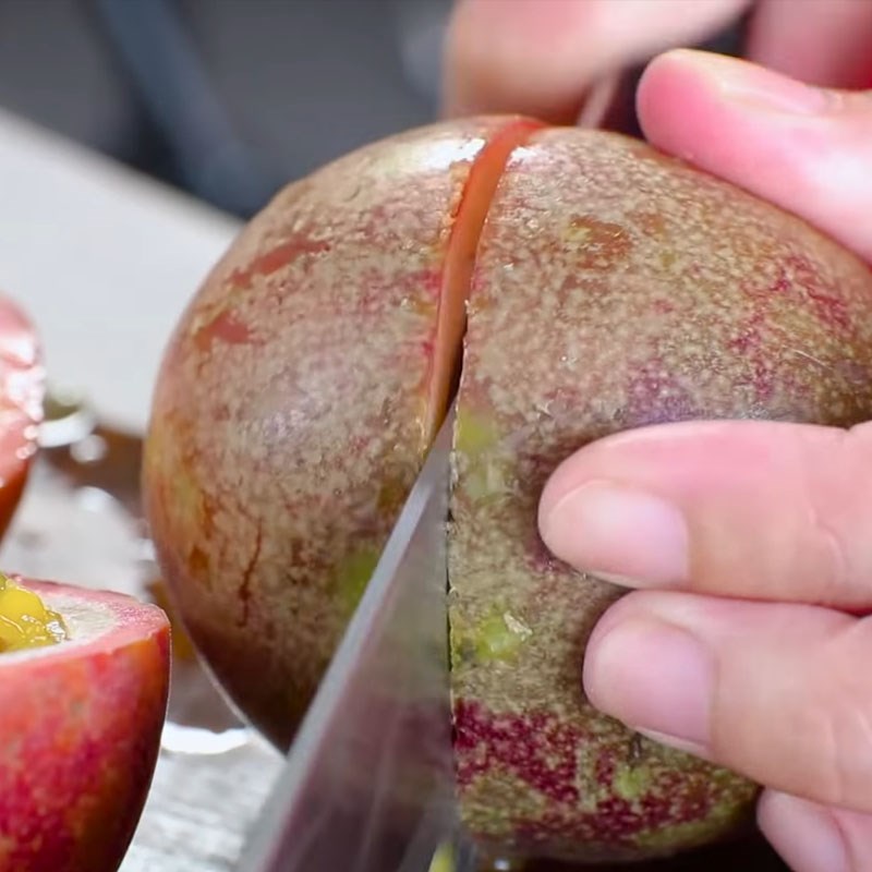 Bước 2 Làm nước sốt chanh dây Sườn rim chanh dây