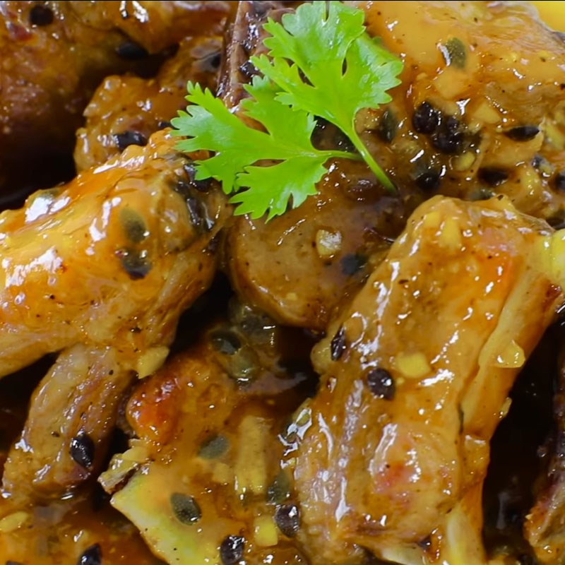 Bước 5 Thành phẩm Sườn rim chanh dây