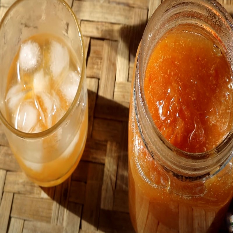 Bước 4 Thành phẩm Bưởi nấu đường phèn mật ong