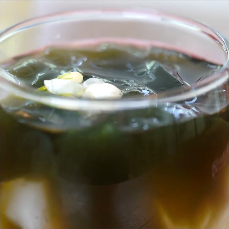 Bước 5 Thành phẩm Thạch găng từ lá tươi