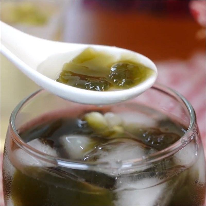 Bước 5 Thành phẩm Thạch găng từ lá tươi