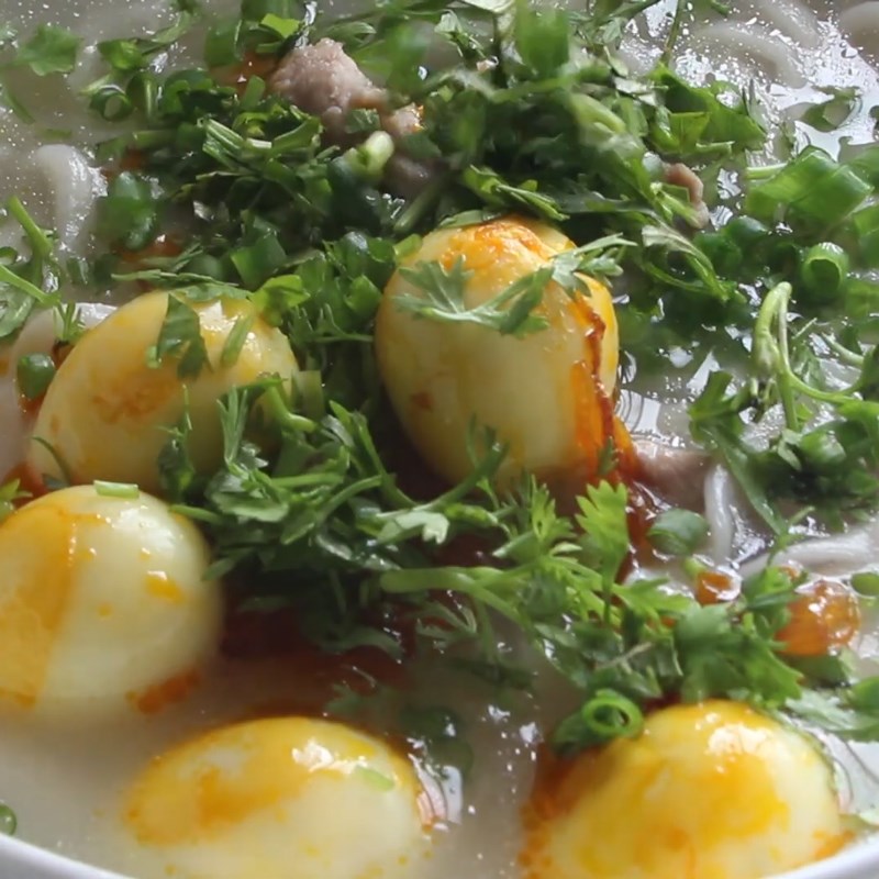 Bước 8 Thành phẩm Cháo canh Nghệ An xương heo