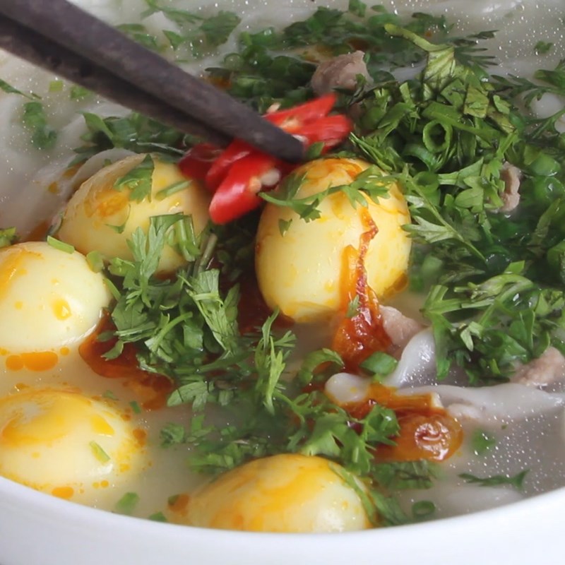 Bước 8 Thành phẩm Cháo canh Nghệ An xương heo