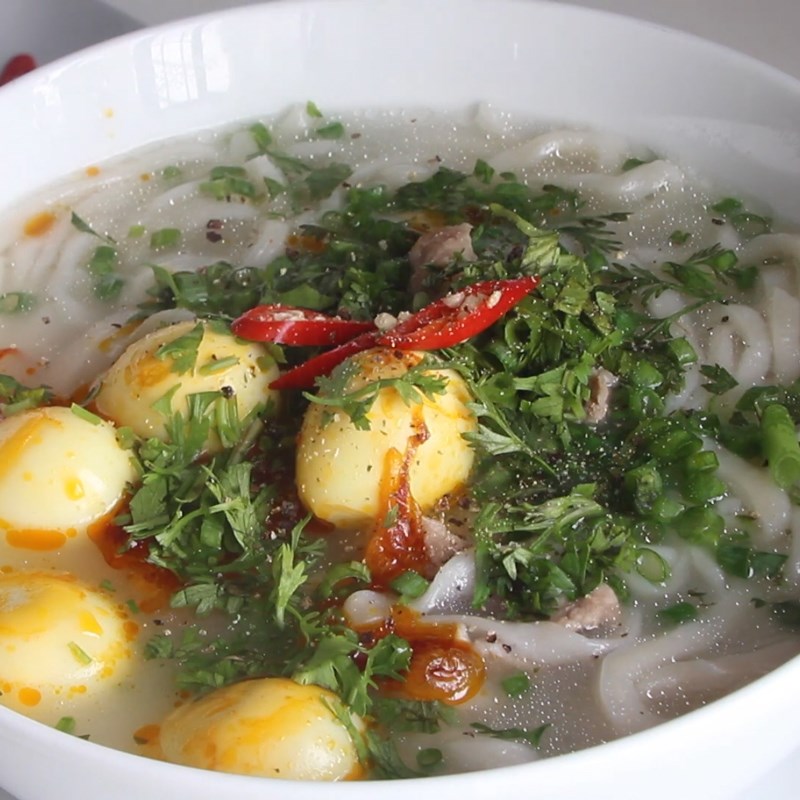 Bước 8 Thành phẩm Cháo canh Nghệ An xương heo