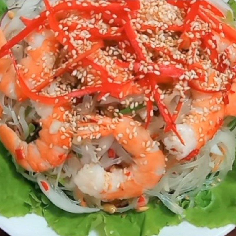 Bước 5 Thành phẩm Salad tôm cần tây sốt chua cay