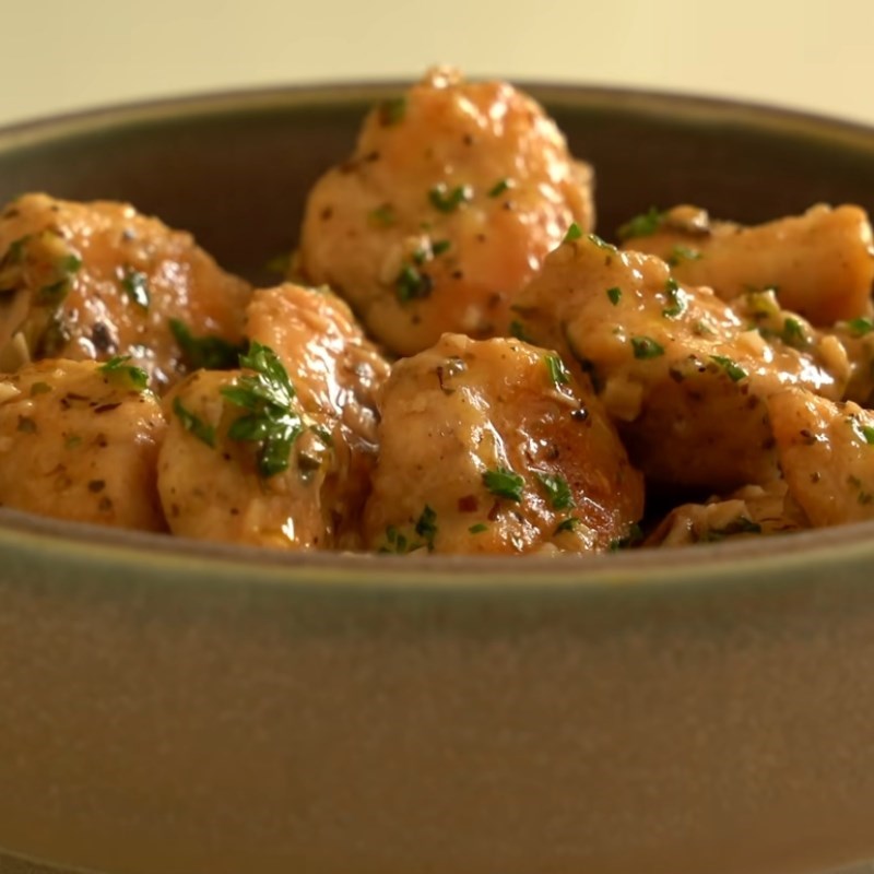 Bước 6 Thành phẩm Gà sốt bơ tỏi