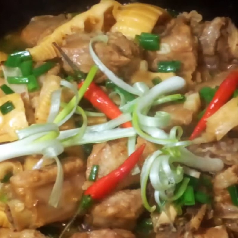 Bước 6 Thành phẩm Sườn kho măng