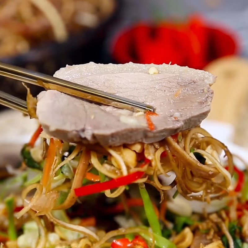 Bước 5 Thành phẩm Gỏi vịt rau muống