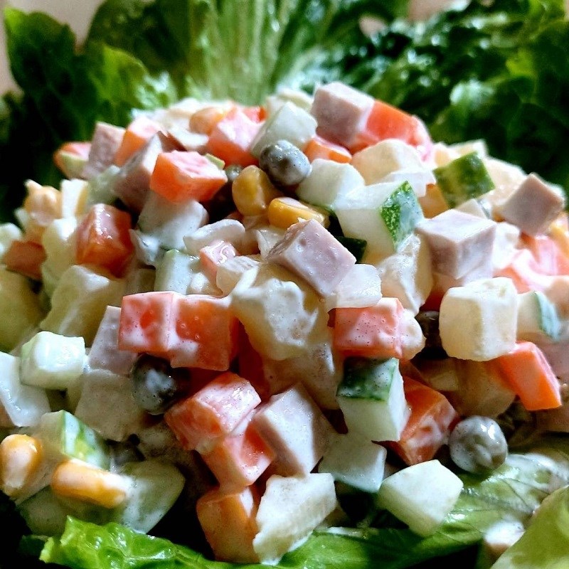 Bước 4 Thành phẩm Salad Nga