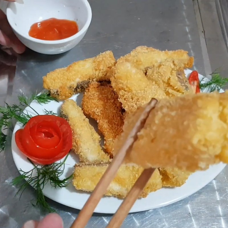 Bước 4 Thành phẩm Cá trắm chiên xù