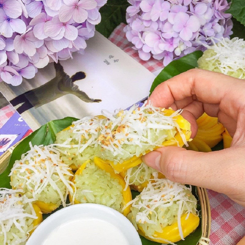 Bước 4 Thành phẩm Xôi mít bằng nồi cơm điện