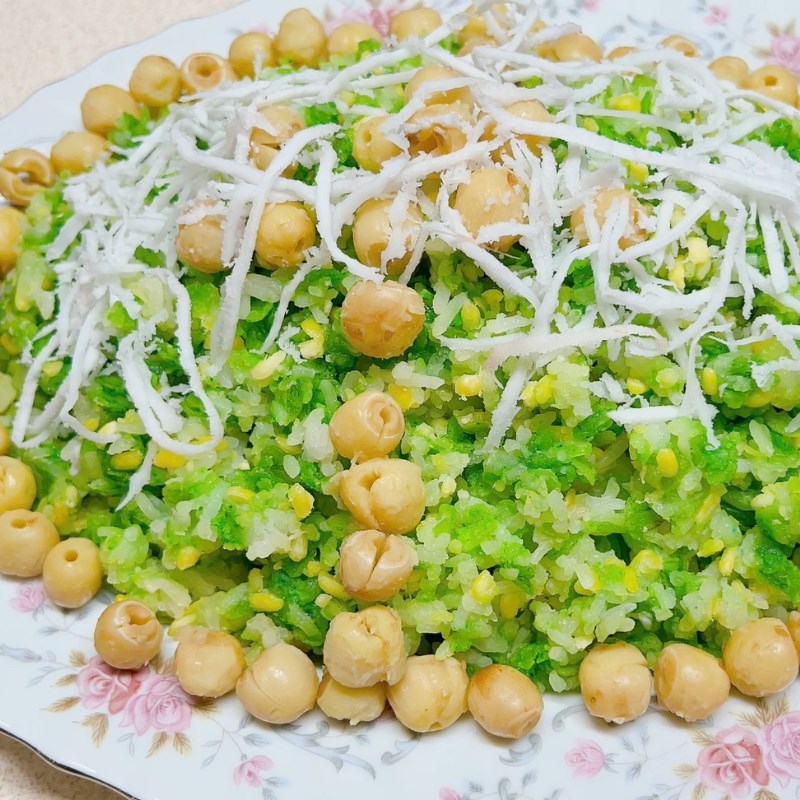 Bước 4 Thành phẩm Xôi cốm khô bằng nồi cơm điện