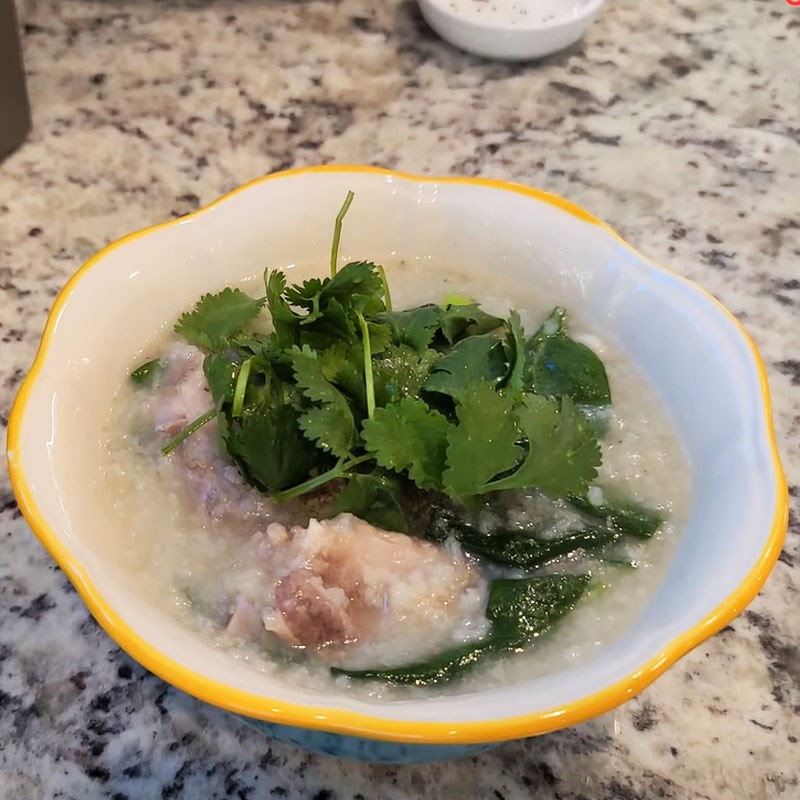 Bước 4 Thành phẩm Cháo sườn nấu bằng nồi cơm điện Cuckoo