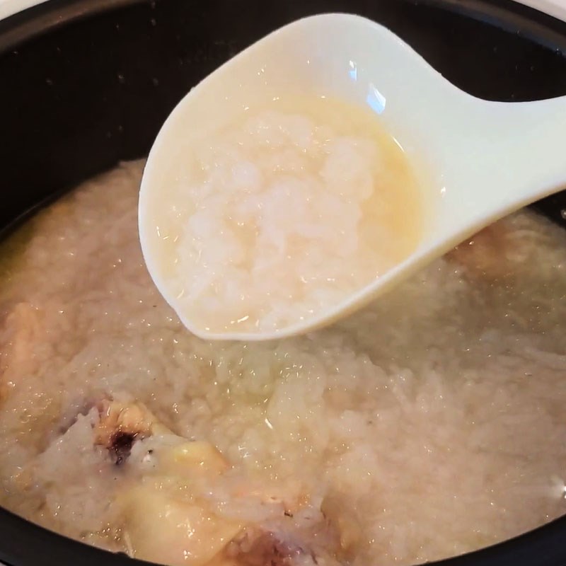 Bước 4 Thành phẩm Cháo gà nấu bằng nồi cơm điện Cuckoo