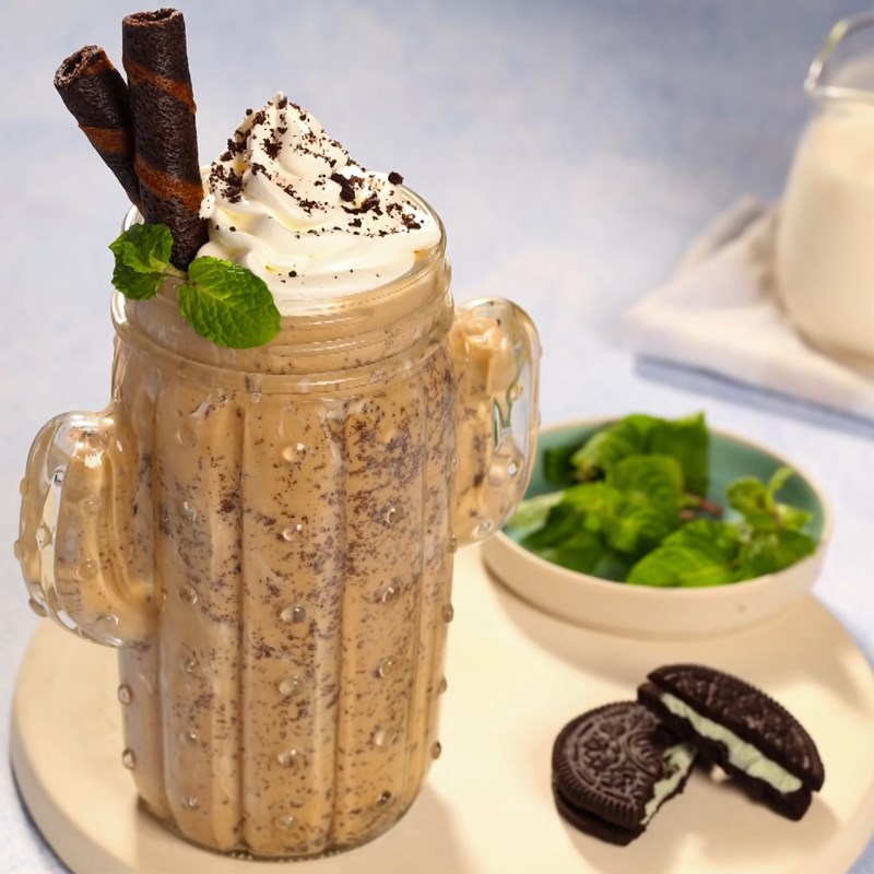 Bước 5 Thành phẩm Trà sữa cookie oreo