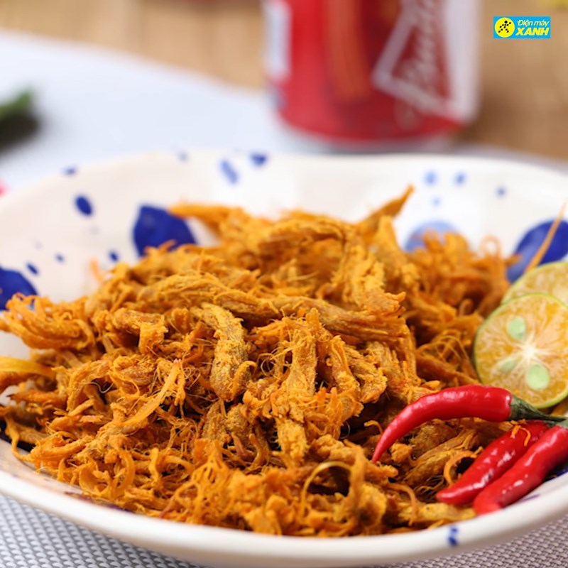 Bước 4 Thành phẩm Khô heo tẩm vị xé sợi