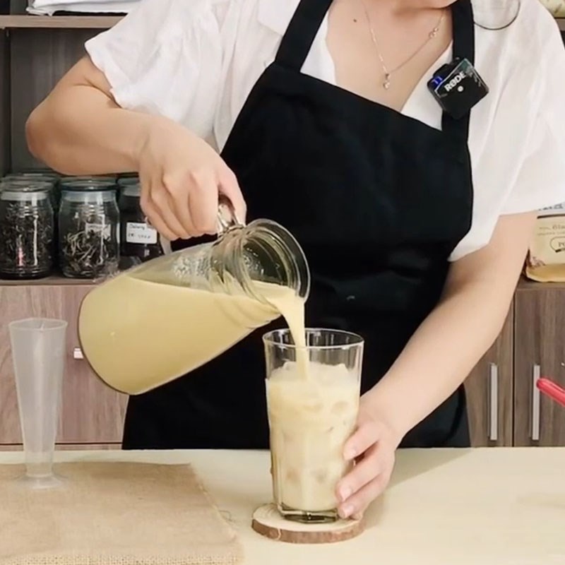 Bước 3 Thành phẩm Trà sữa lài