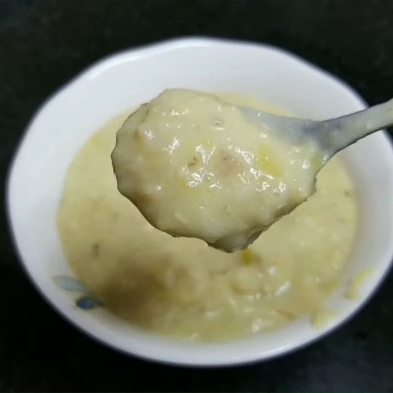 Bước 4 Thành phẩm Cháo yến mạch khoai lang cho bé ăn dặm