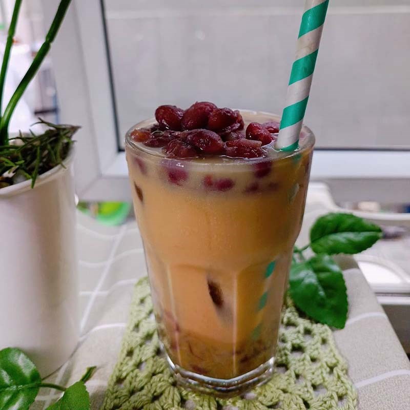 Bước 4 Thành phẩm Trà sữa đậu đỏ