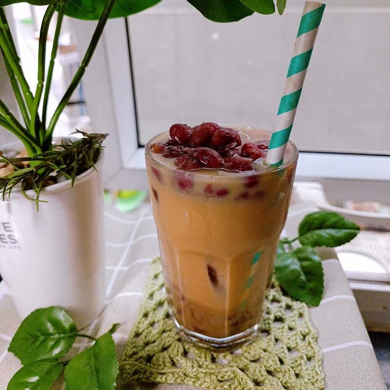 Bước 4 Thành phẩm Trà sữa đậu đỏ
