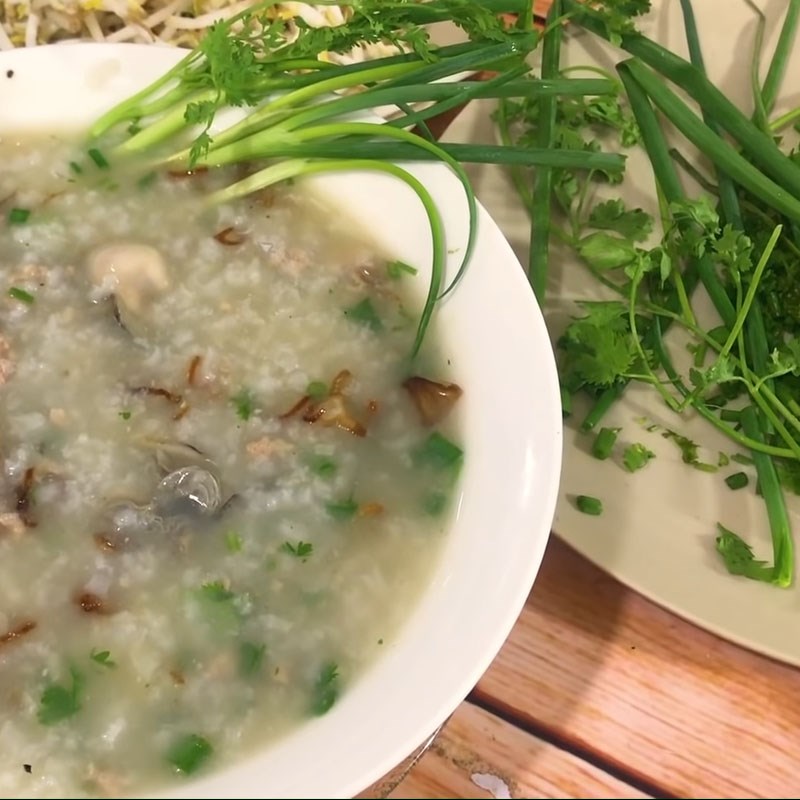 Bước 6 Thành phẩm Cháo hàu thịt băm