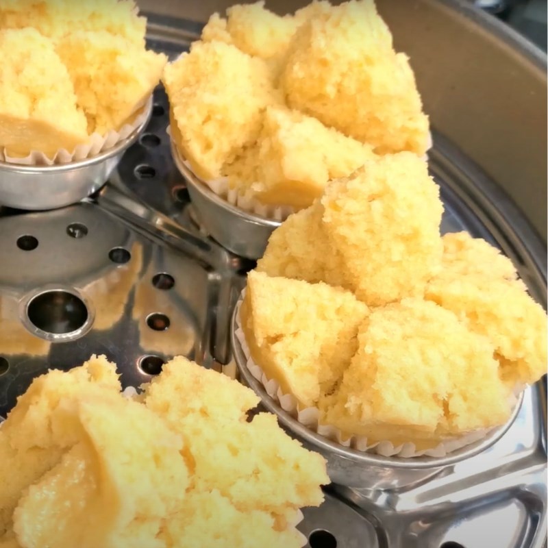 Bước 5 Thành phẩm Bánh bò bông bí đỏ