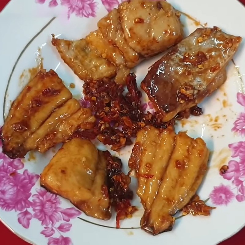 Bước 4 Thành phẩm Khô cá tra chiên giấm đường