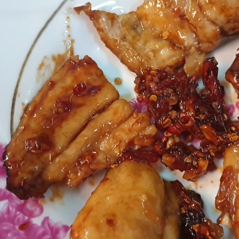 Bước 4 Thành phẩm Khô cá tra chiên giấm đường