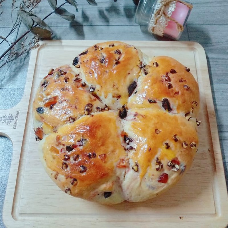 Bước 5 Thành phẩm Bánh mì mứt trái cây sấy khô