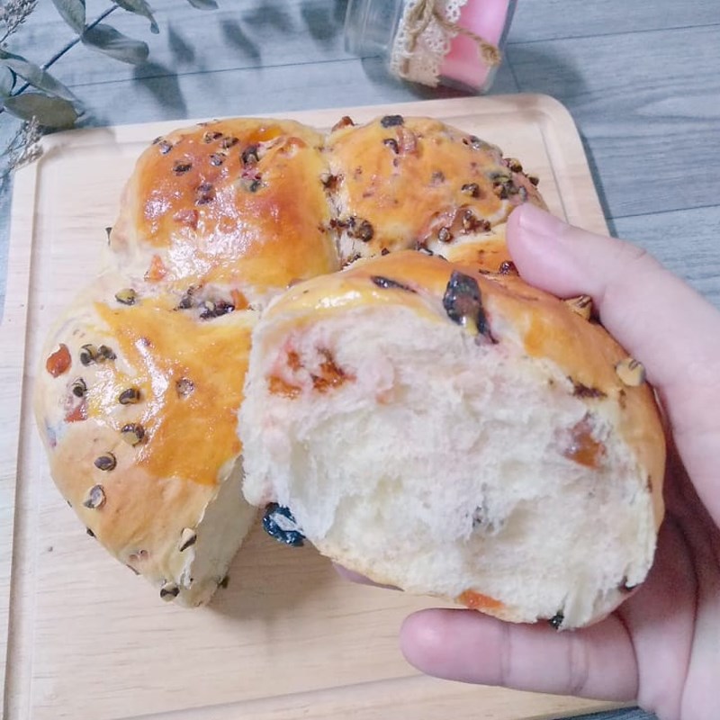 Bước 5 Thành phẩm Bánh mì mứt trái cây sấy khô