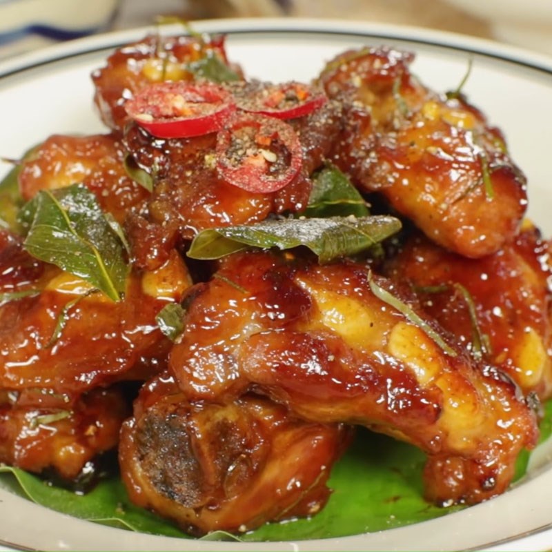 Bước 5 Thành phẩm Sườn rim lá chanh