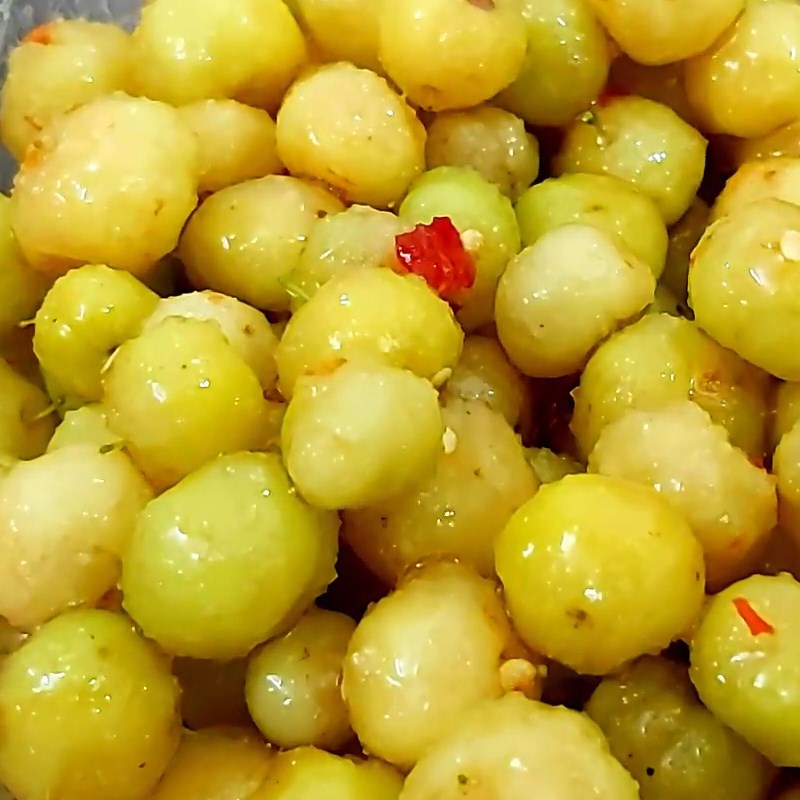 Bước 4 Thành phẩm Chùm ruột lắc mắm ớt