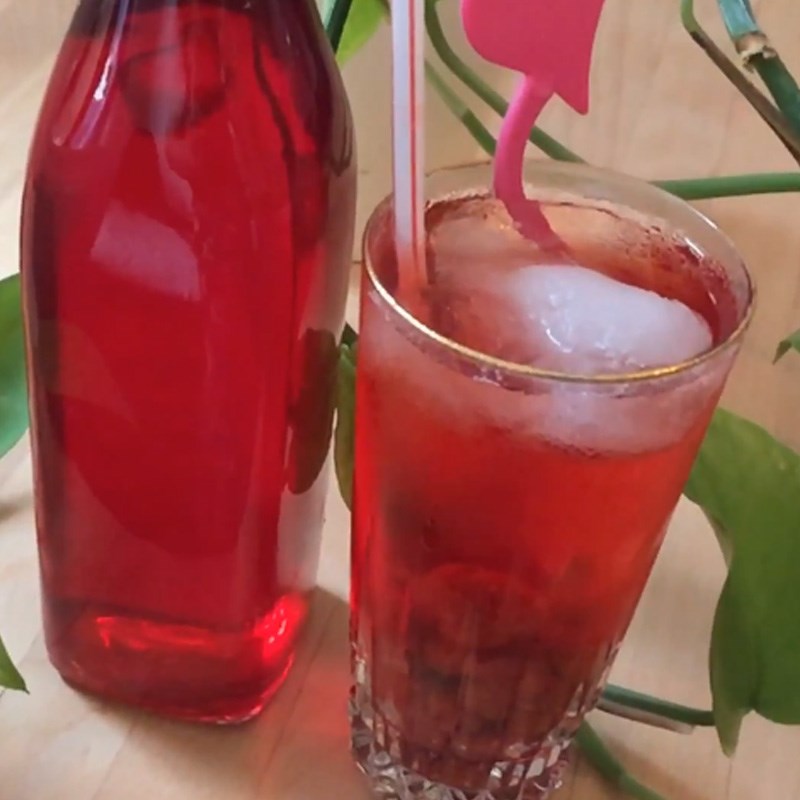 Bước 4 Thành phẩm Siro dâu tây