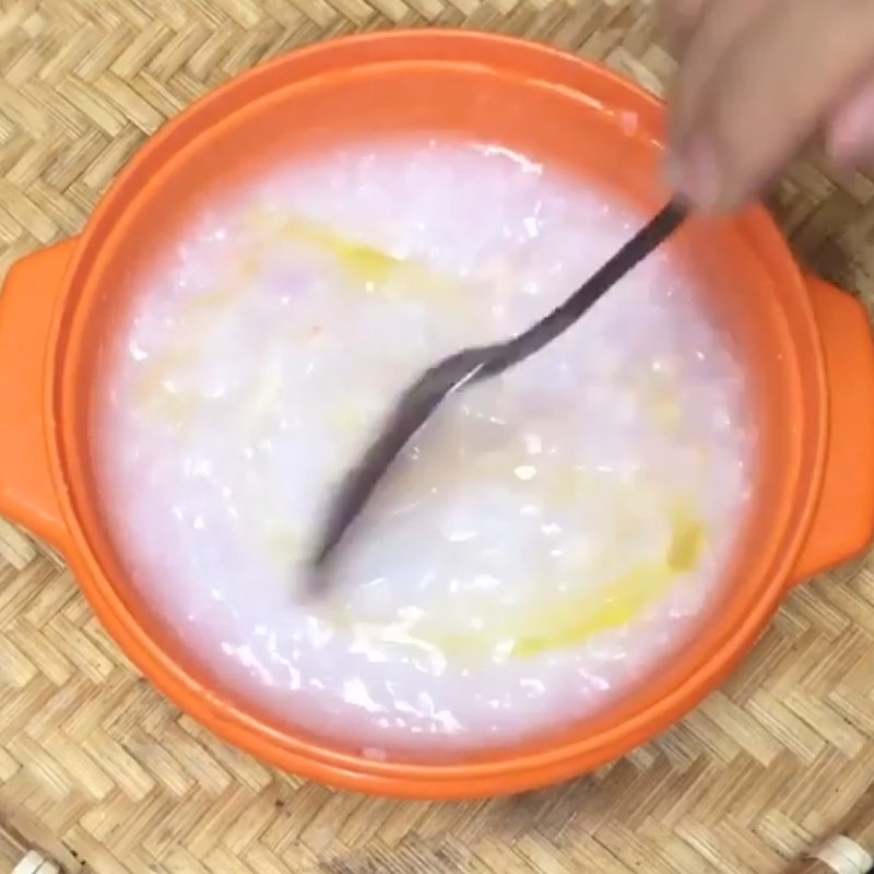 Bước 4 Thành phẩm Cháo tôm khoai mỡ