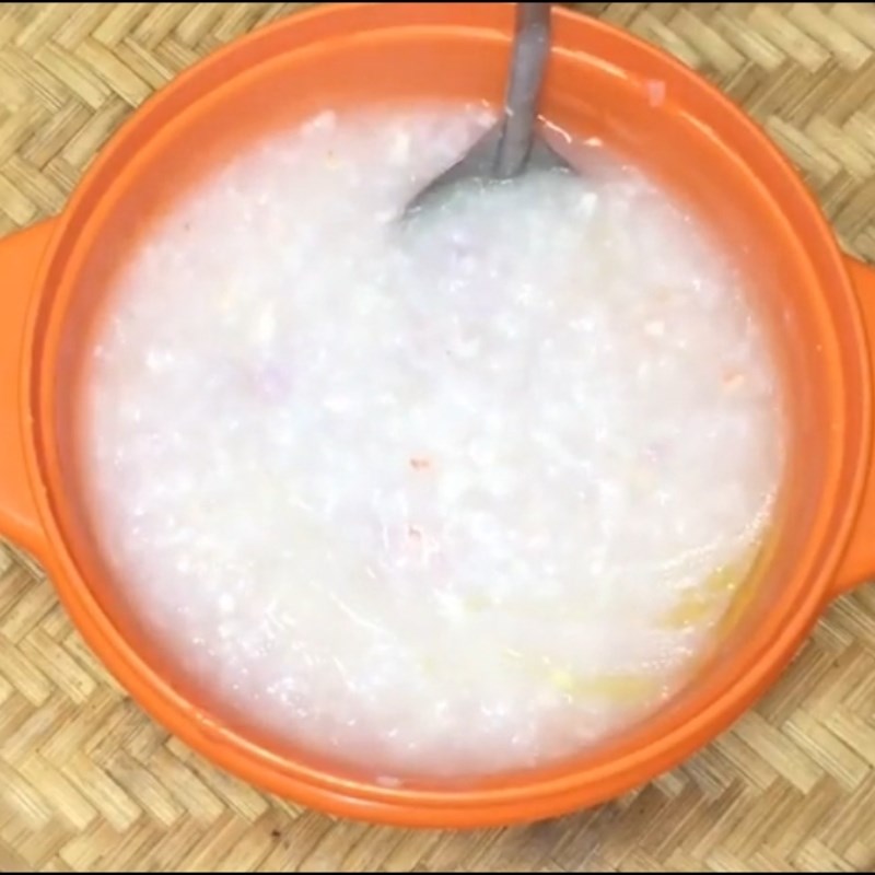 Bước 4 Thành phẩm Cháo tôm khoai mỡ