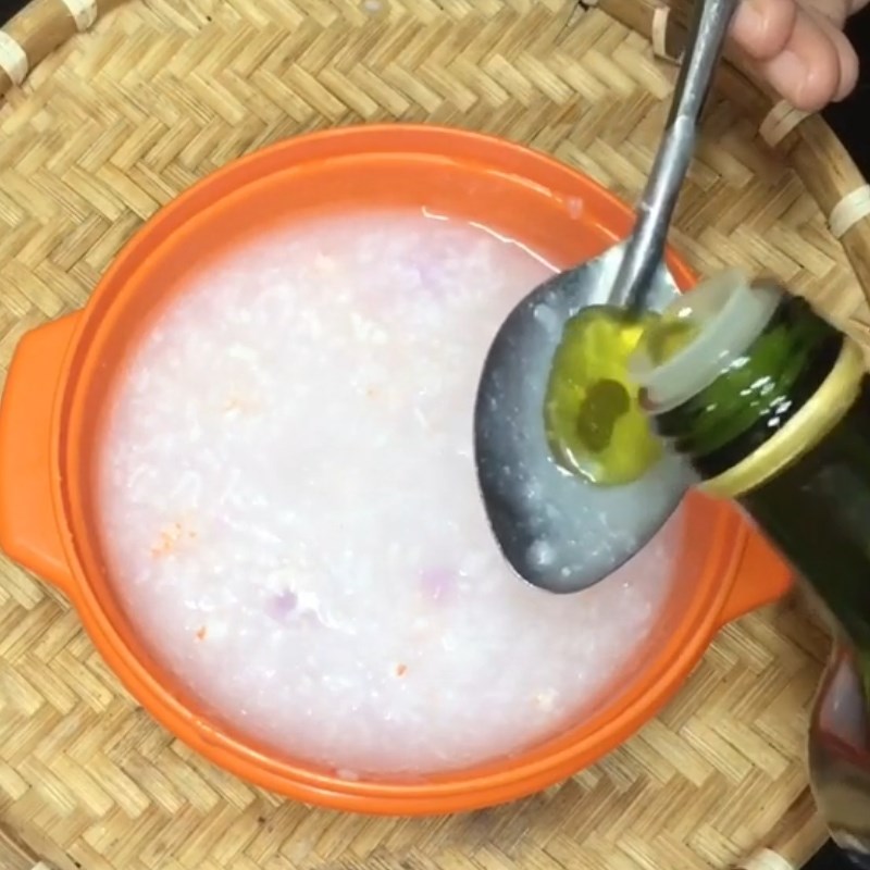 Bước 4 Thành phẩm Cháo tôm khoai mỡ