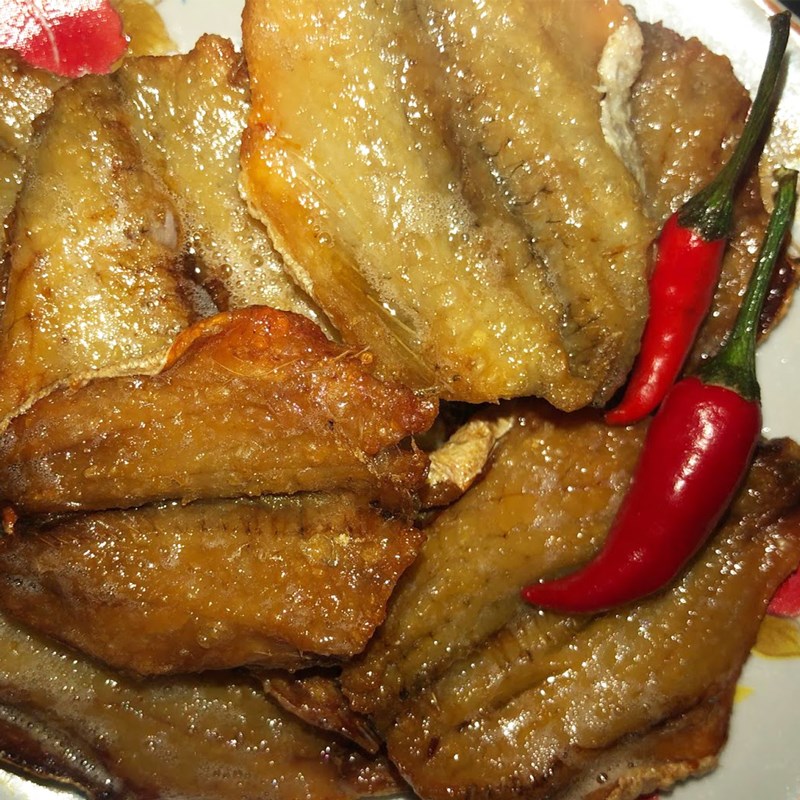 Bước 3 Thành phẩm Khô cá chỉ vàng 1 nắng chiên giòn