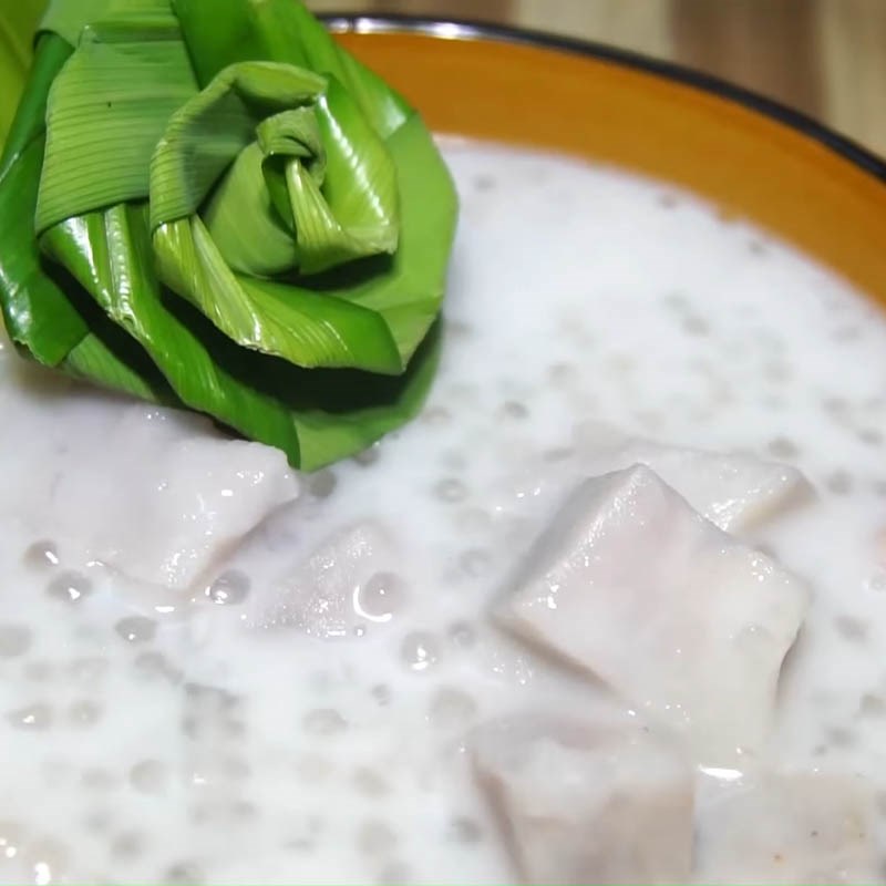 Bước 4 Thành phẩm Chè khoai môn bột báng