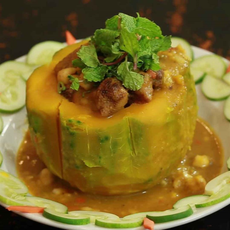 Bước 5 Thành phẩm Bồ câu hầm bí đỏ