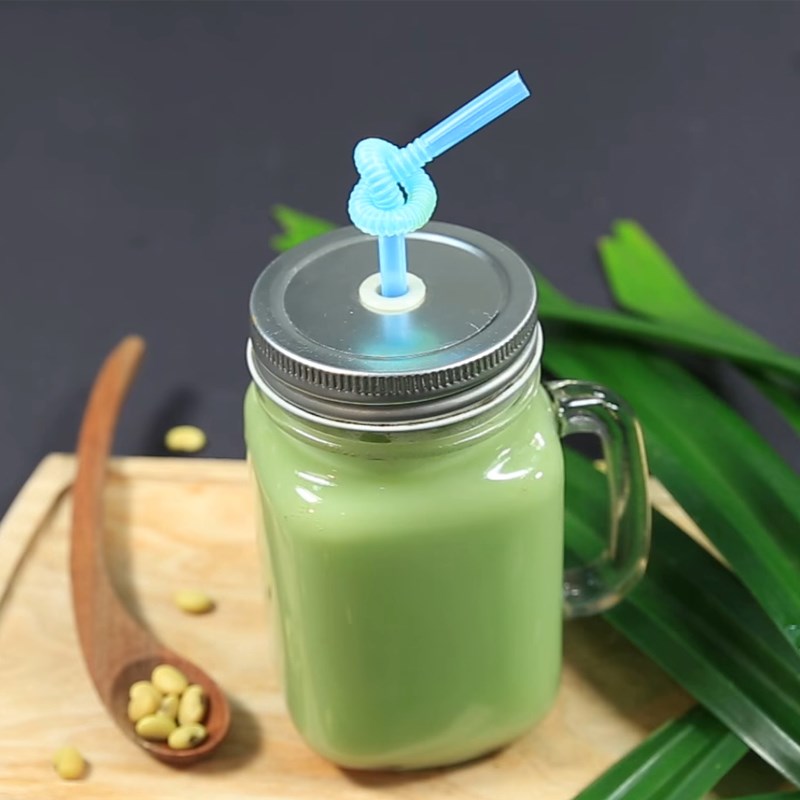 Bước 5 Thành phẩm Sữa đậu nành lá dứa