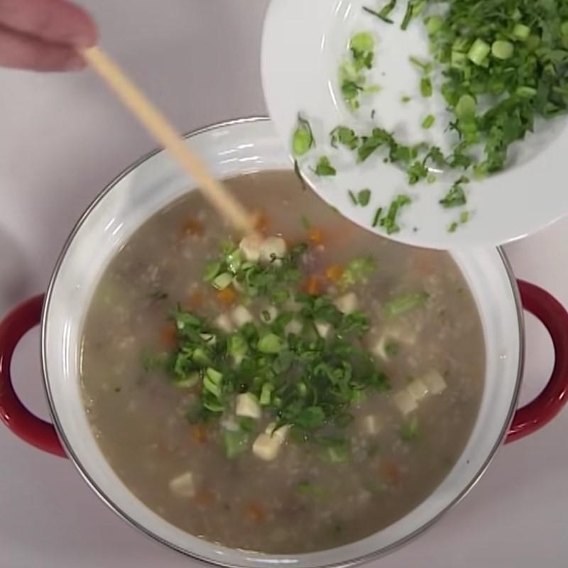 Bước 5 Thành phẩm Cháo yến mạch thịt bò