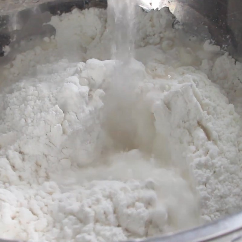 Bước 5 Trộn và nhào bột Cháo canh Nghệ An xương heo