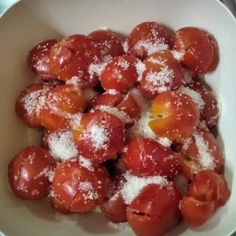 Bước 3 Ướp cà chua Mứt cà chua