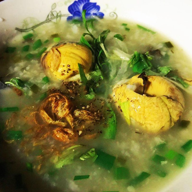 Bước 4 Thành phẩm Cháo trứng vịt lộn đậu xanh