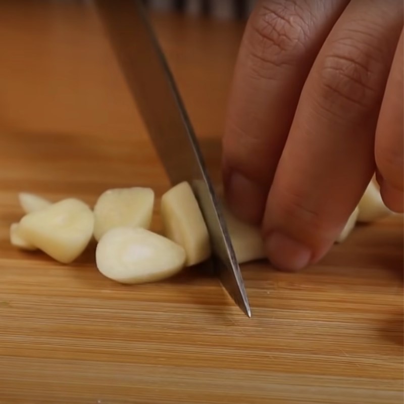 Bước 1 Xay mứt bí Bánh chao