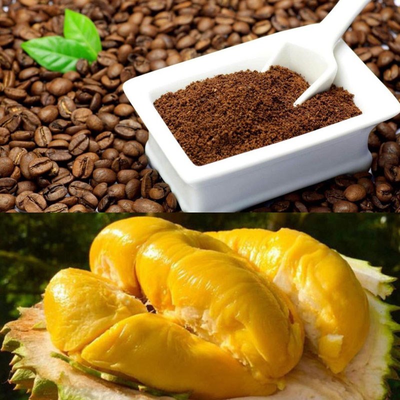Nguyên liệu món ăn cà phê bọt biển sầu riêng