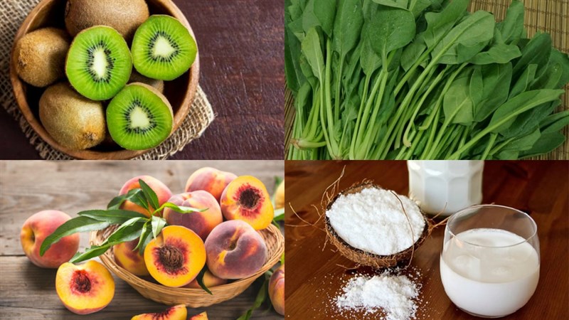 Nguyên liệu món ăn 8 cách làm sinh tố kiwi