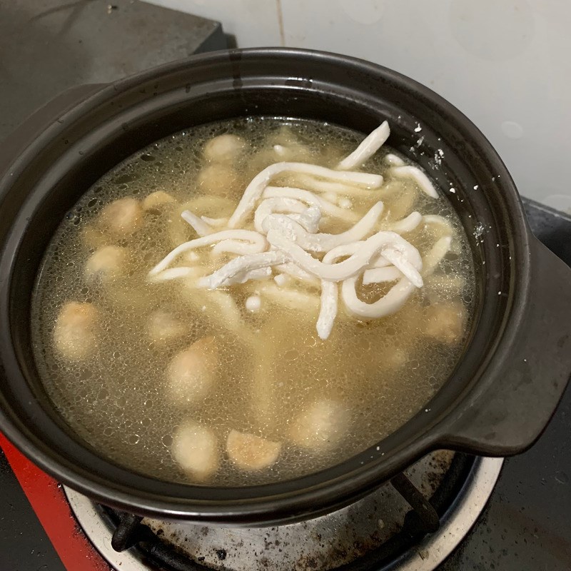 Bước 6 Luộc bột bánh canh Bánh canh cá lóc