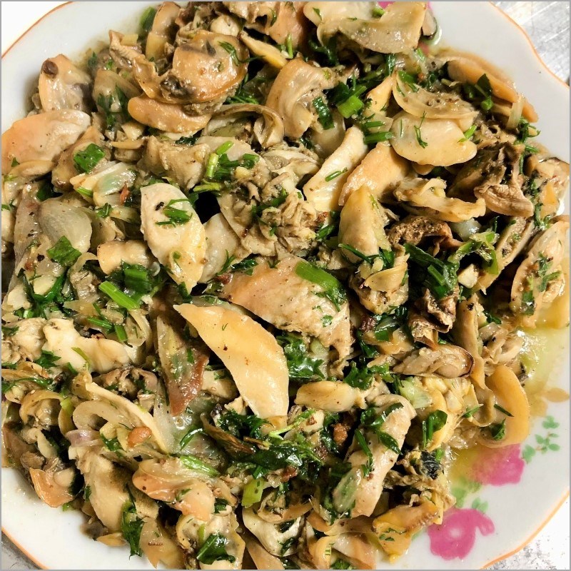 Bước 2 Xào trai và phi hành Cháo trai
