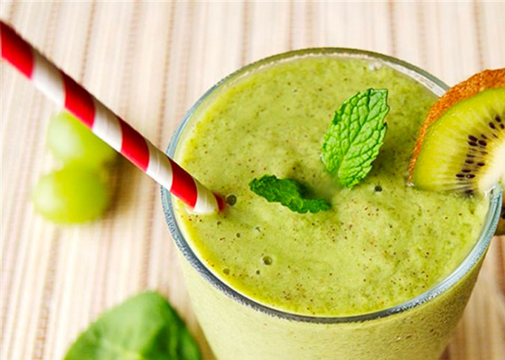 Bước 3 Thành phẩm Sinh tố kiwi sữa chua